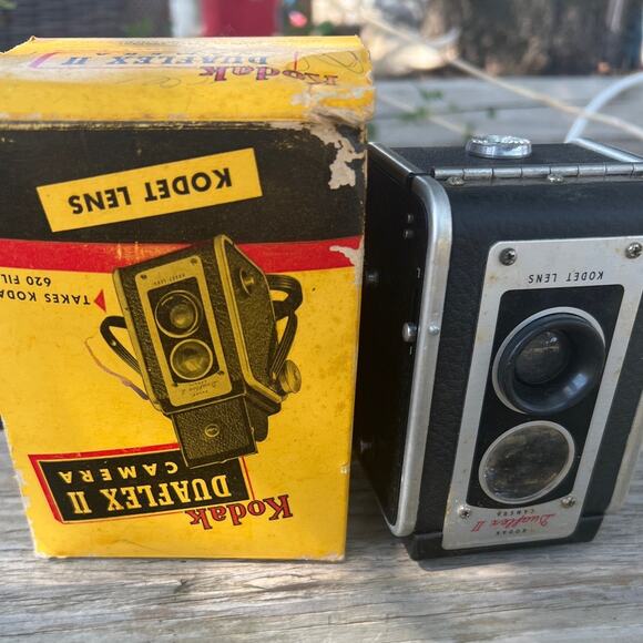 Vintage Kodak Duaflex II Film Camera Kodet Lens UNTESTED (AA3-I) - Picture 1 of 10